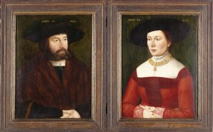 Portrait Dyptych of Hans and Barbara Straub, 1525