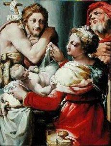 The Holy Family with St John the Baptist 1553-8