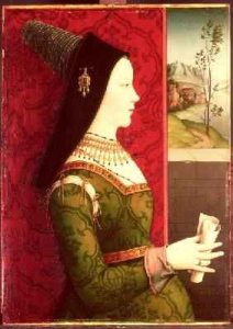 Mary of Burgundy 1457-82 daughter of Charles the Bold Duke of Burgundy 1433-77 wife of Emperor Maximilian I of Austria 1459-1519 and mother of King Philip I of Spain