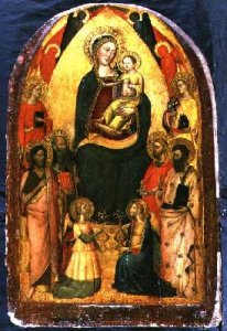 Madonna and Child Enthroned with Saints