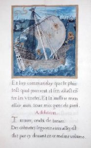 A Ship from Les Commentaires de la Guerre Gallique by Francois Demoulins