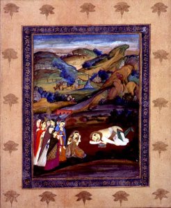 The death of Farhad on Mount Behistan