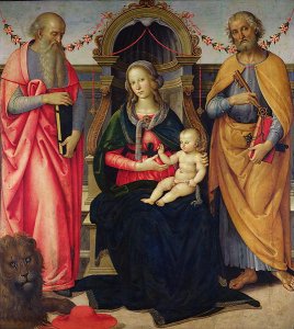 Virgin and Child between St Jerome and St Peter