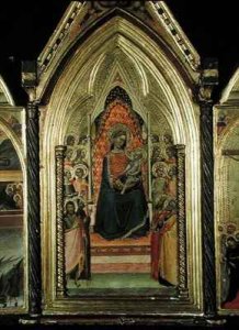 Triptych of the Virgin and Child Enthroned