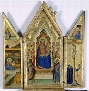 Triptych with Madonna and Child