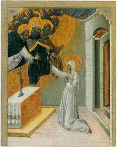 Saint Catherine Invested with the Dominican Habit