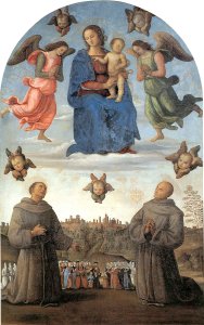 Madonna and Child in Glory with Saints and Angels