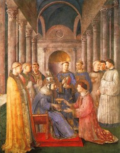 The Ordination of Saint Lawrence, 1447-49