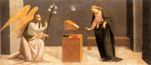 Predella: Annunciation 1488