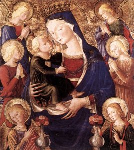 Virgin and Child with Angels 1477-79