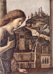 The Annunciation (detail) 1495