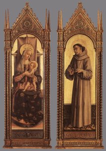 Madonna and Child; St Francis of Assisi 1471-72