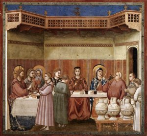 No. 24 Scenes from the Life of Christ- 8. Marriage at Cana 1304-06