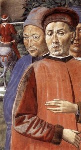 St Augustine Departing for Milan (detail 3) 1464-65