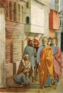 St Peter Healing the Sick with his Shadow 1426-27