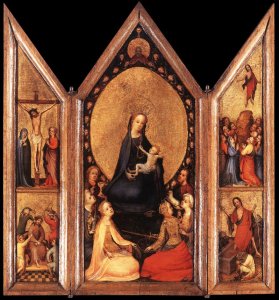 Triptych (open) c. 1410