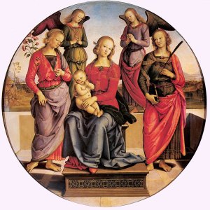 Madonna Enthroned with Child and two Saints (Madonna in trono col Bambino e due sante)