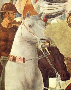 Battle between Constantine and Maxentius (detail) c. 1458