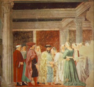 Meeting of Solomon and the Queen of Sheba (right view) c. 1452