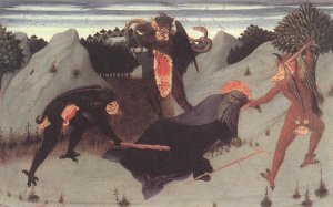 St Anthony the Hermit Tortured by the Devils 1423