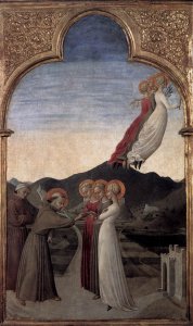 Marriage of St Francis to Lady Poverty 1437-44