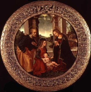 The Holy Family with an Angel