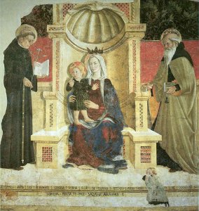 Madonna with Child and Saints Nicolas and Anthony the Abbott