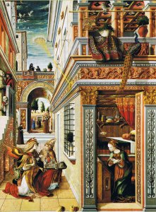 Annunciation with St Emidius 1486