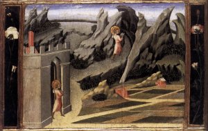 St John the Baptist Goes into the Wilderness 1454