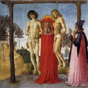 St. Jerome Supporting Two Men on the Gallows